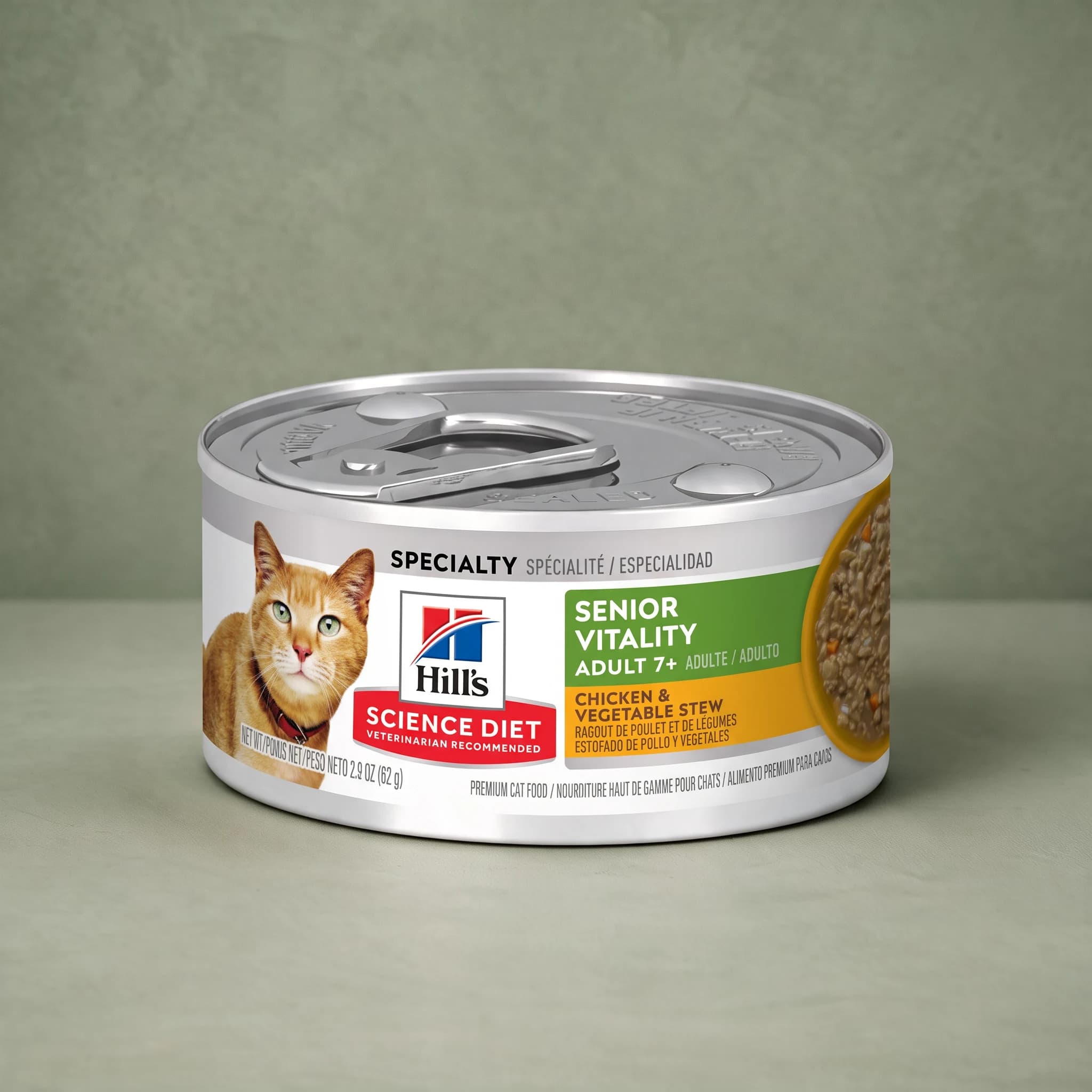 Hill's Science Plan Senior Vitality Adult 7+ Chicken & Vegetable Stew, front of pack