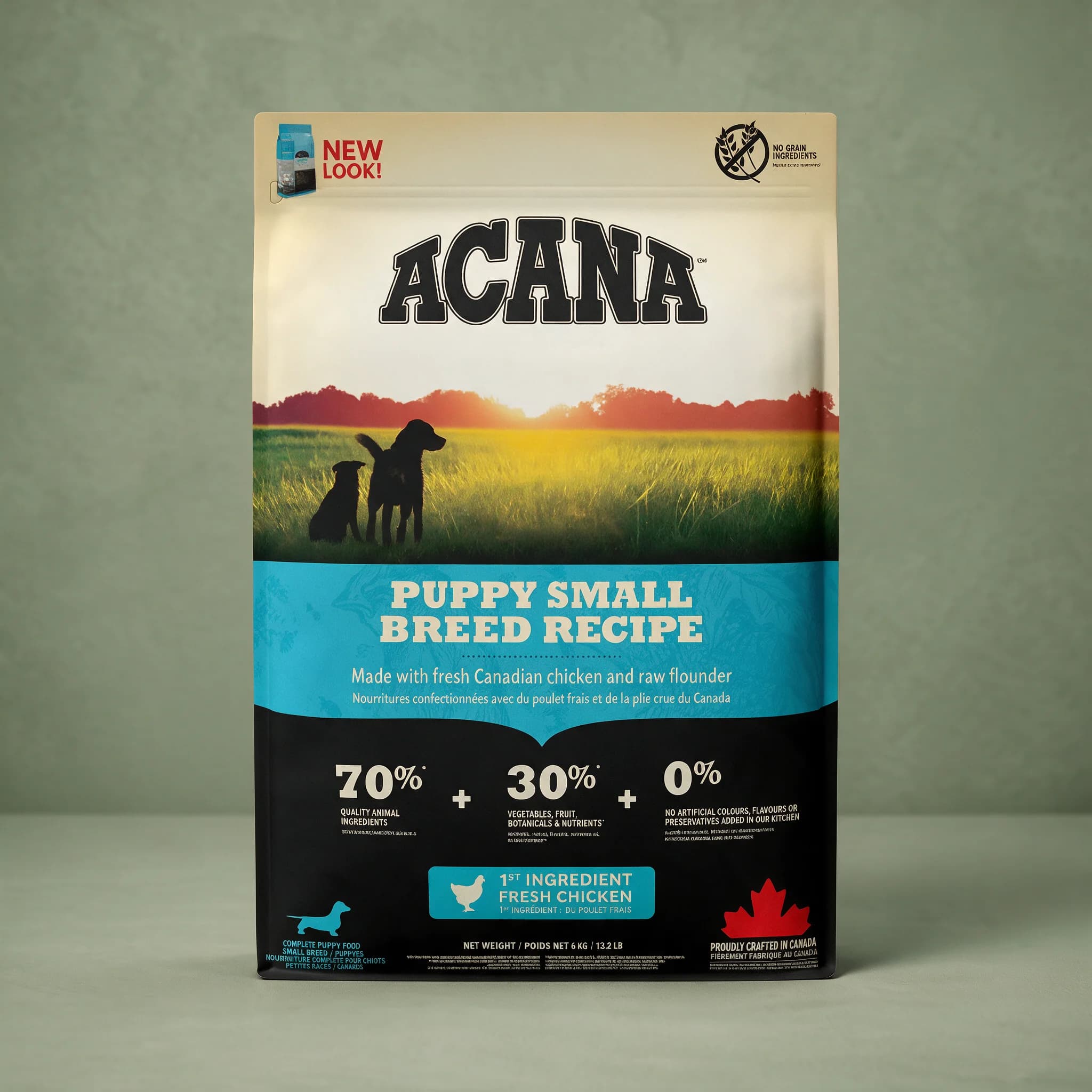 Acana Small Breed Puppy food, front of pack